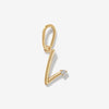 Dezi diamond alphabet charm