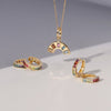 Jamie rainbow hoop earrings