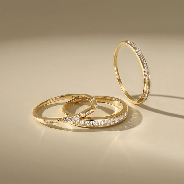 Charlie baguette ring