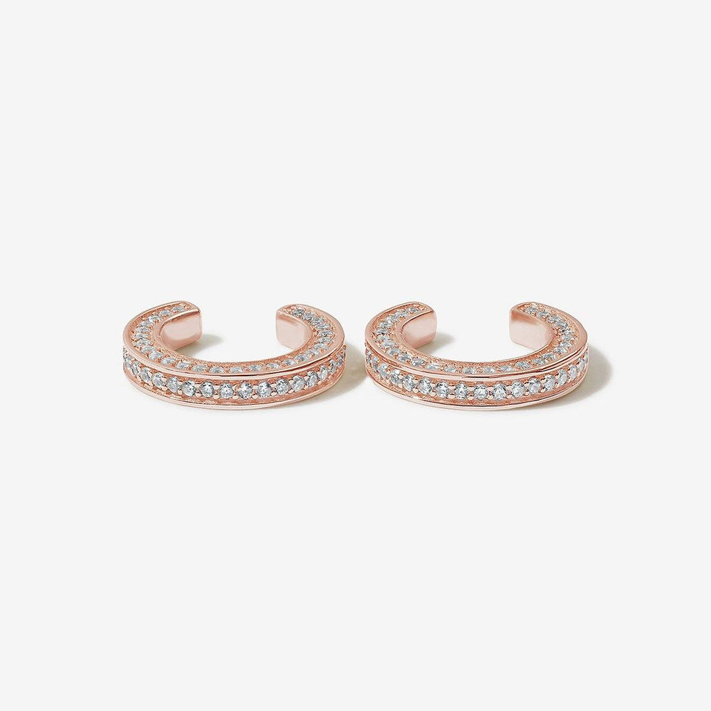 Agatha pavé ear cuffs