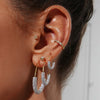 Allum hoop earrings