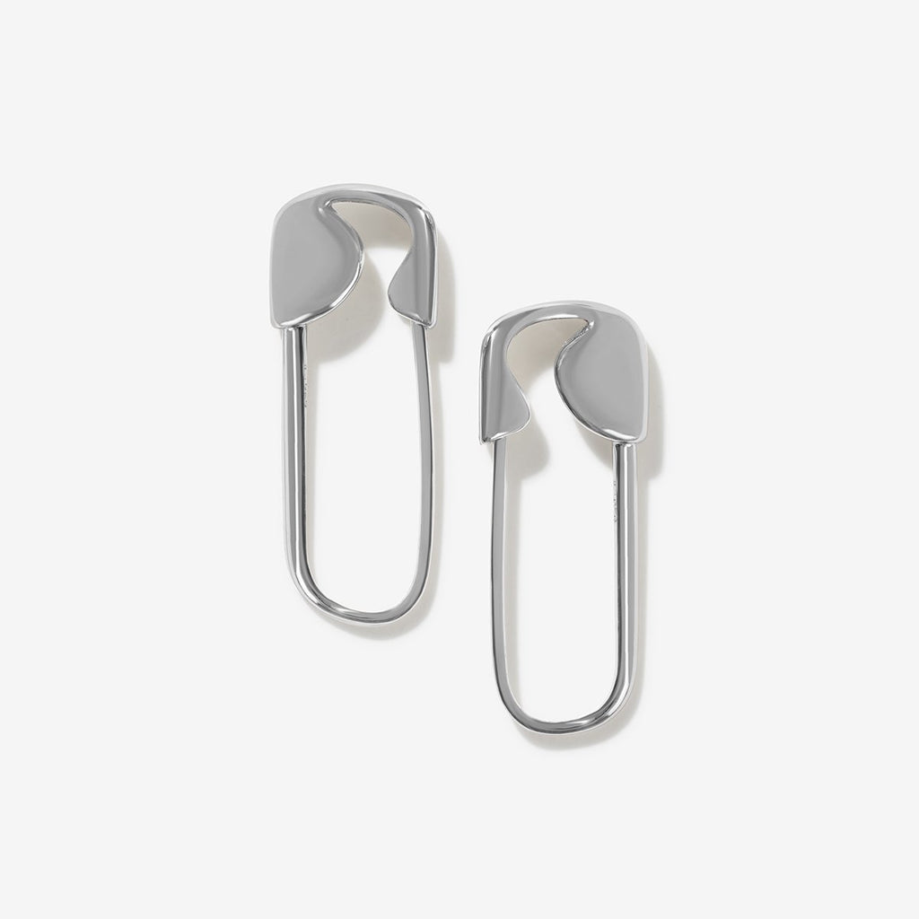 Andy safety pin earrings