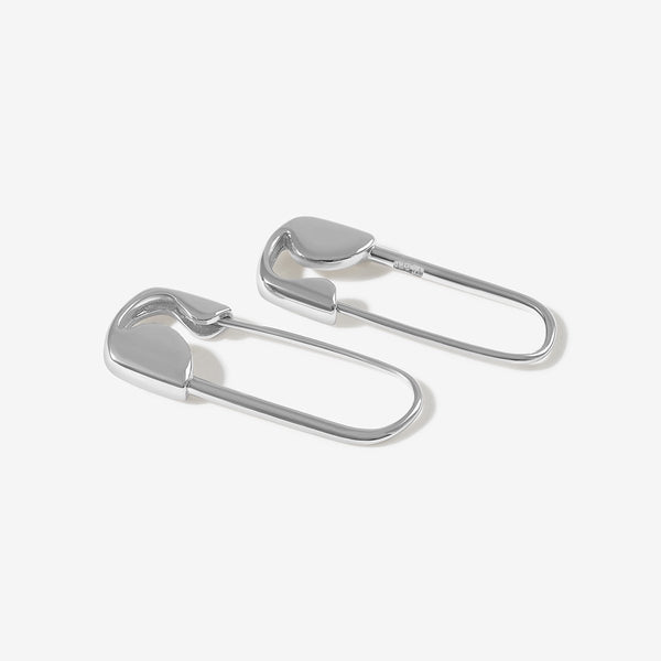 Andy safety pin earrings