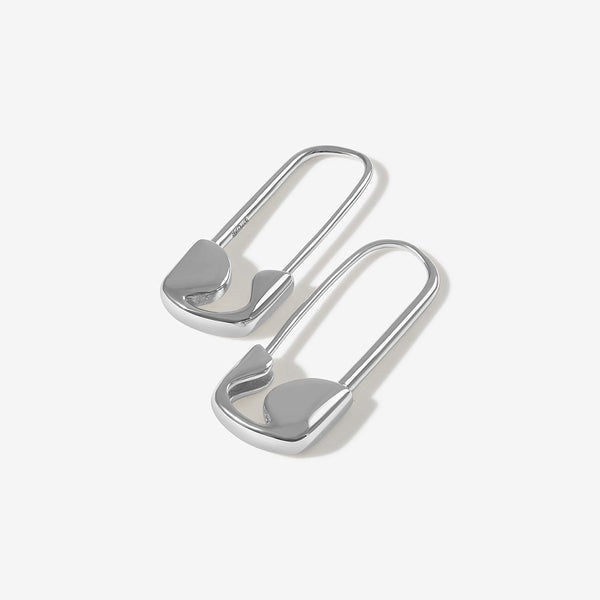 Andy safety pin earrings