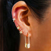 Andy safety pin earrings