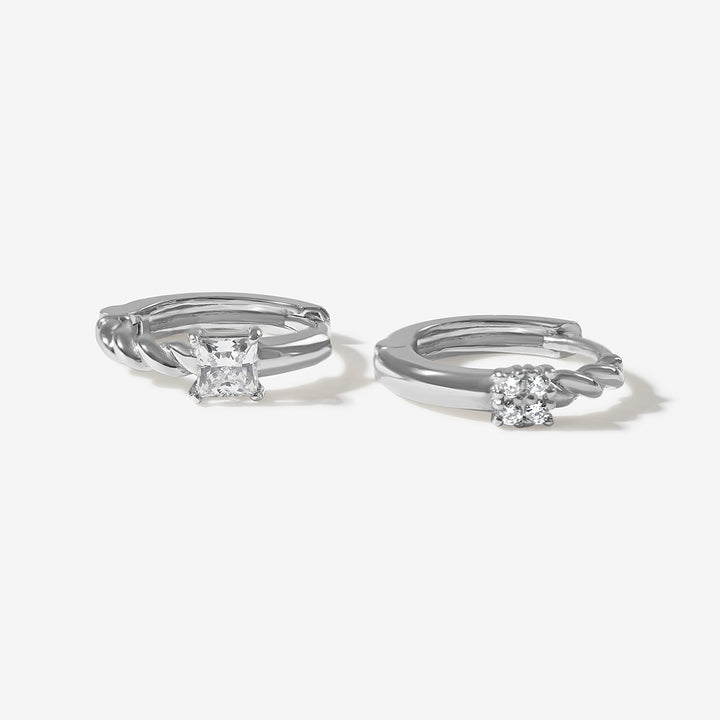 Bernado huggie earrings