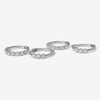 Bleet huggie earring set