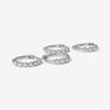 Bleet huggie earring set
