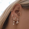 Vian huggie earrings