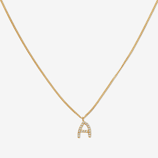 Bobbi alphabet necklace