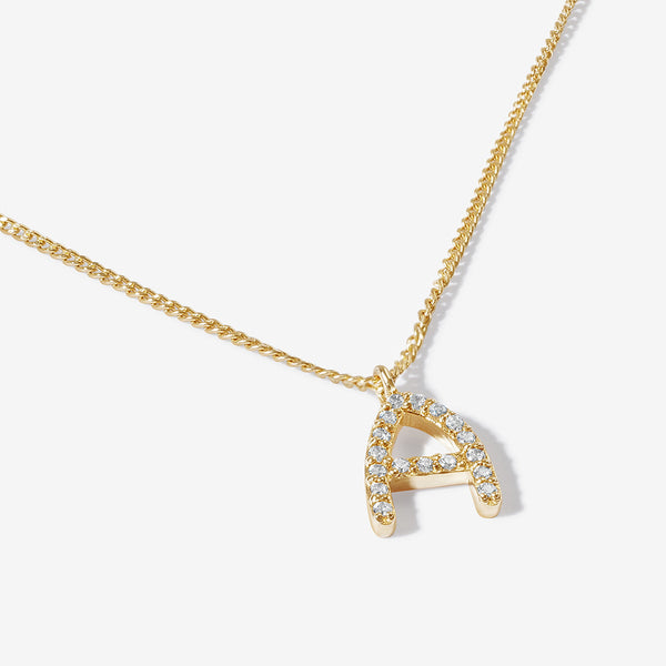 Bobbi alphabet necklace