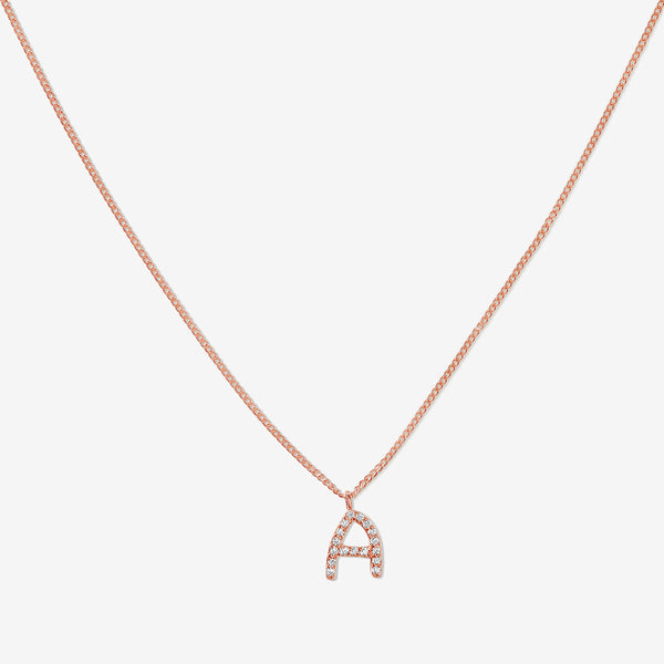 Bobbi alphabet necklace
