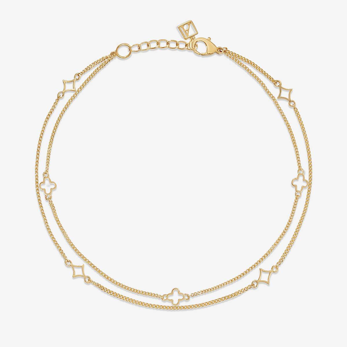 Adornmonde Fine Bowen Anklet