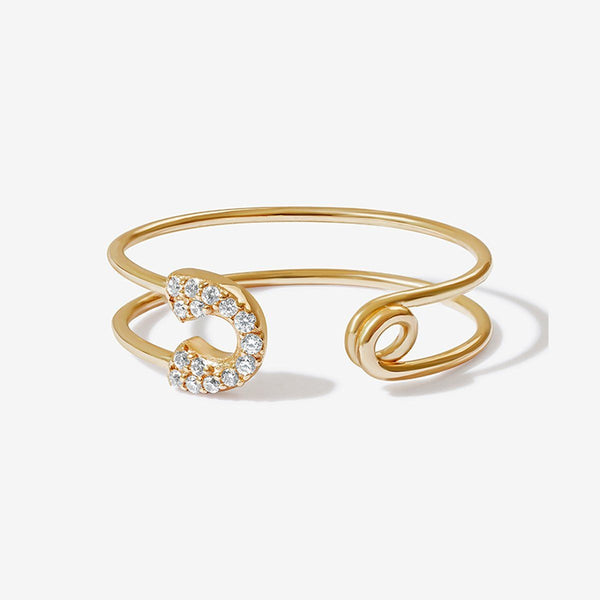 Brenton safety pin ring