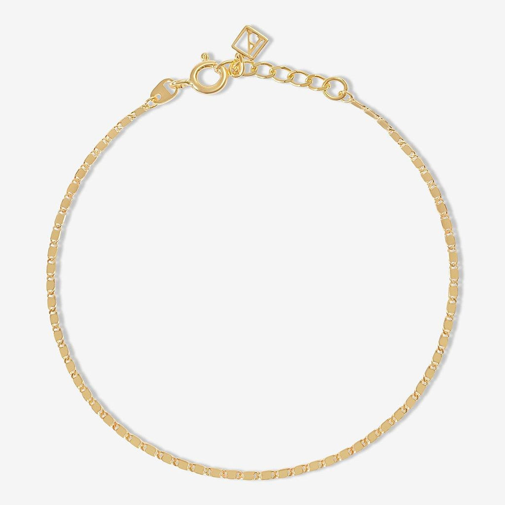 Brooks flat link chain bracelet