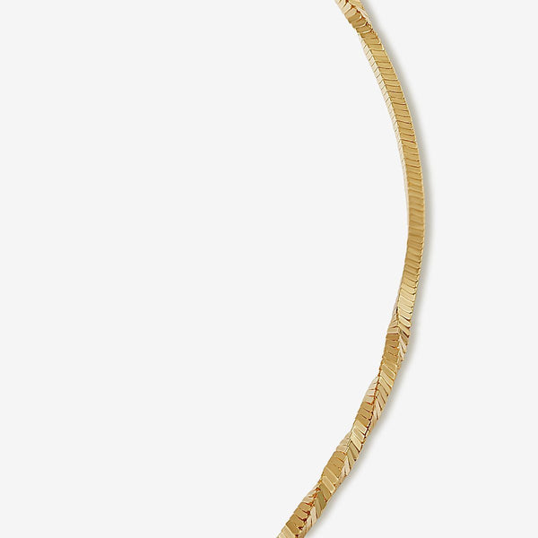 Christian twisted snake chain bracelet