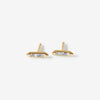 Dale baguette stud earrings
