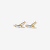 Dale baguette stud earrings
