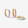 Gedail musk enamel huggie earring