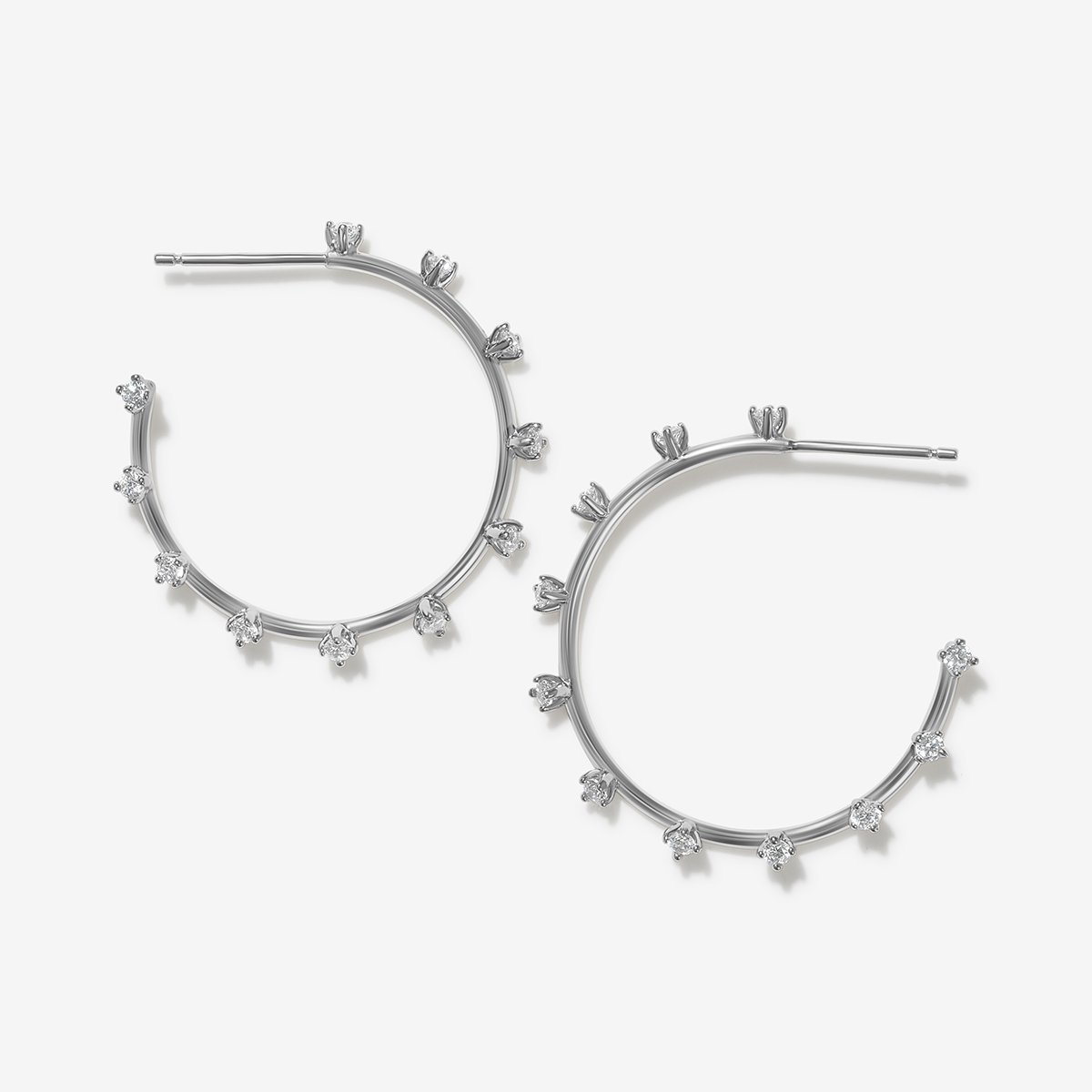 925 Sterling Silver Hoop Earrings | 925 Sterling Silver Ear Buckles |  Bamoer - Bamoer - Aliexpress