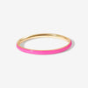Oburu neon pink enamel ring