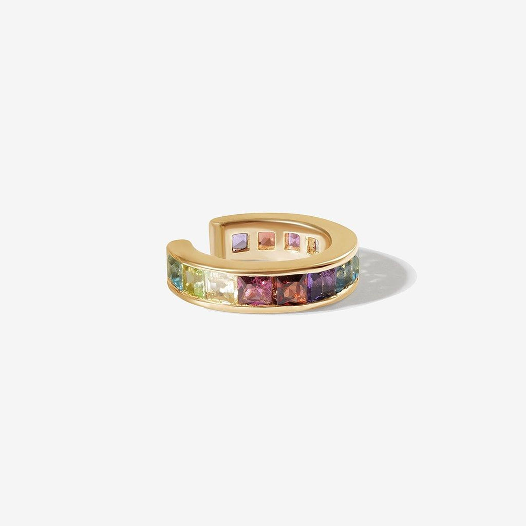 Fennick rainbow single ear cuff