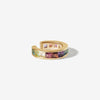 Fennick rainbow single ear cuff