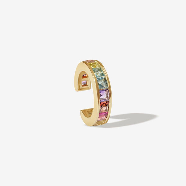 Fennick rainbow single ear cuff