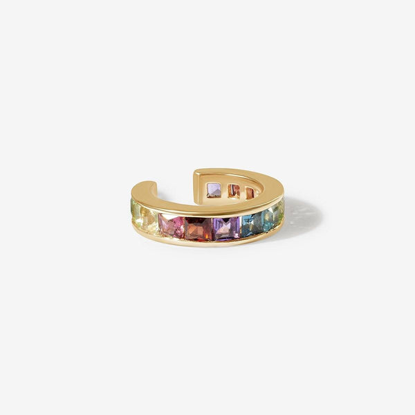 Fennick rainbow single ear cuff