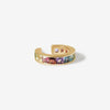 Fennick rainbow single ear cuff