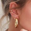 Fidel hoop earrings