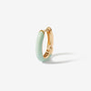 Gedail mint enamel huggie earring