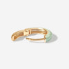Gedail mint enamel huggie earring