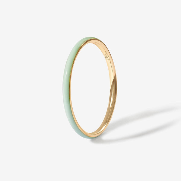 Oburu mint enamel ring