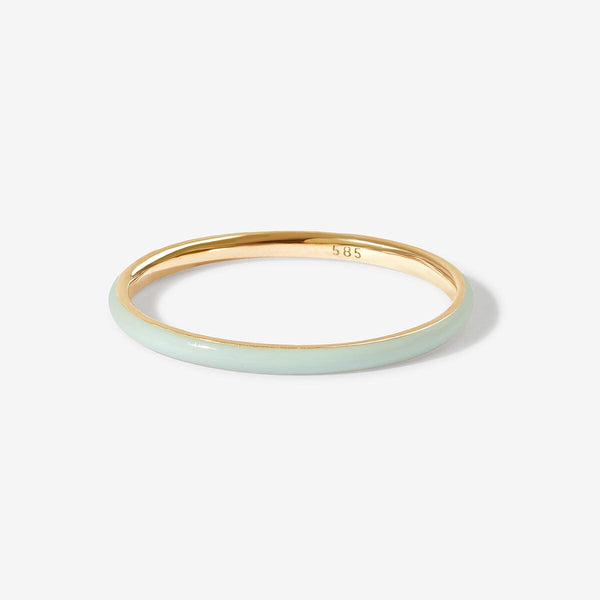 Oburu mint enamel ring