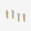 Heath huggie earring set