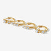 Heath huggie earring set
