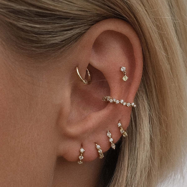 Herbie hoop earring
