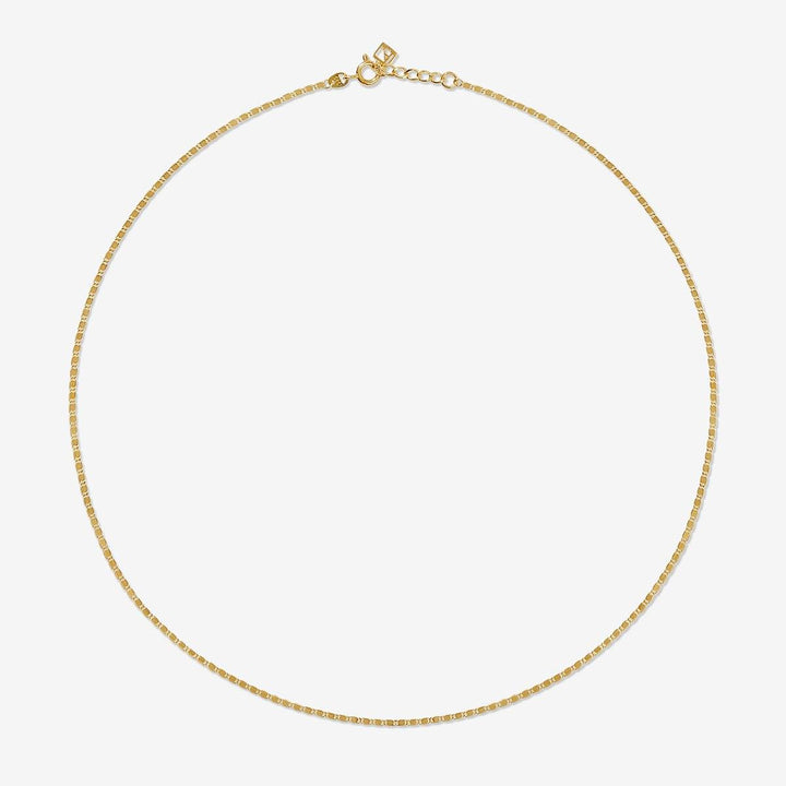 Izzy flat link chain necklace