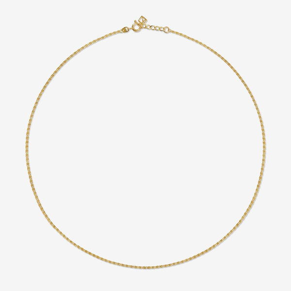 Izzy flat link chain necklace