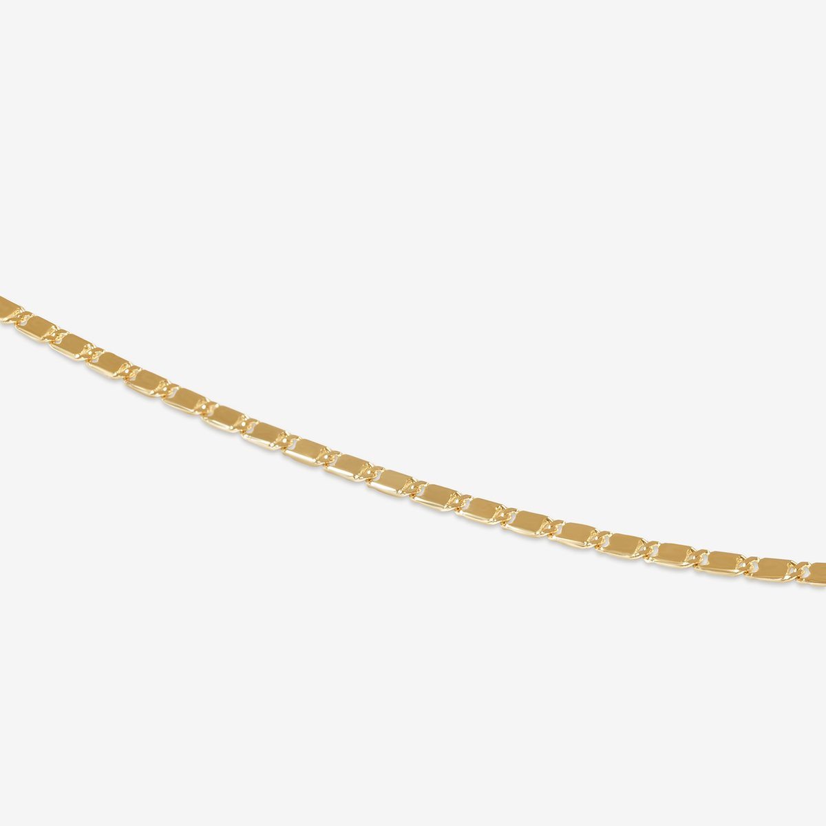Yellow 14K Flat Herringbone Chain 4mm to 7mm Necklace Gold Plated | eBay