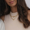 Jacque curb chain necklace