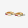 Jamie rainbow hoop earrings