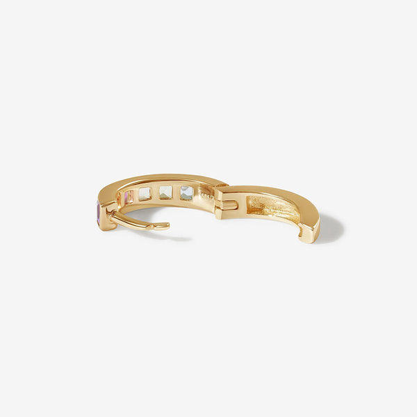 Jamie rainbow hoop earrings