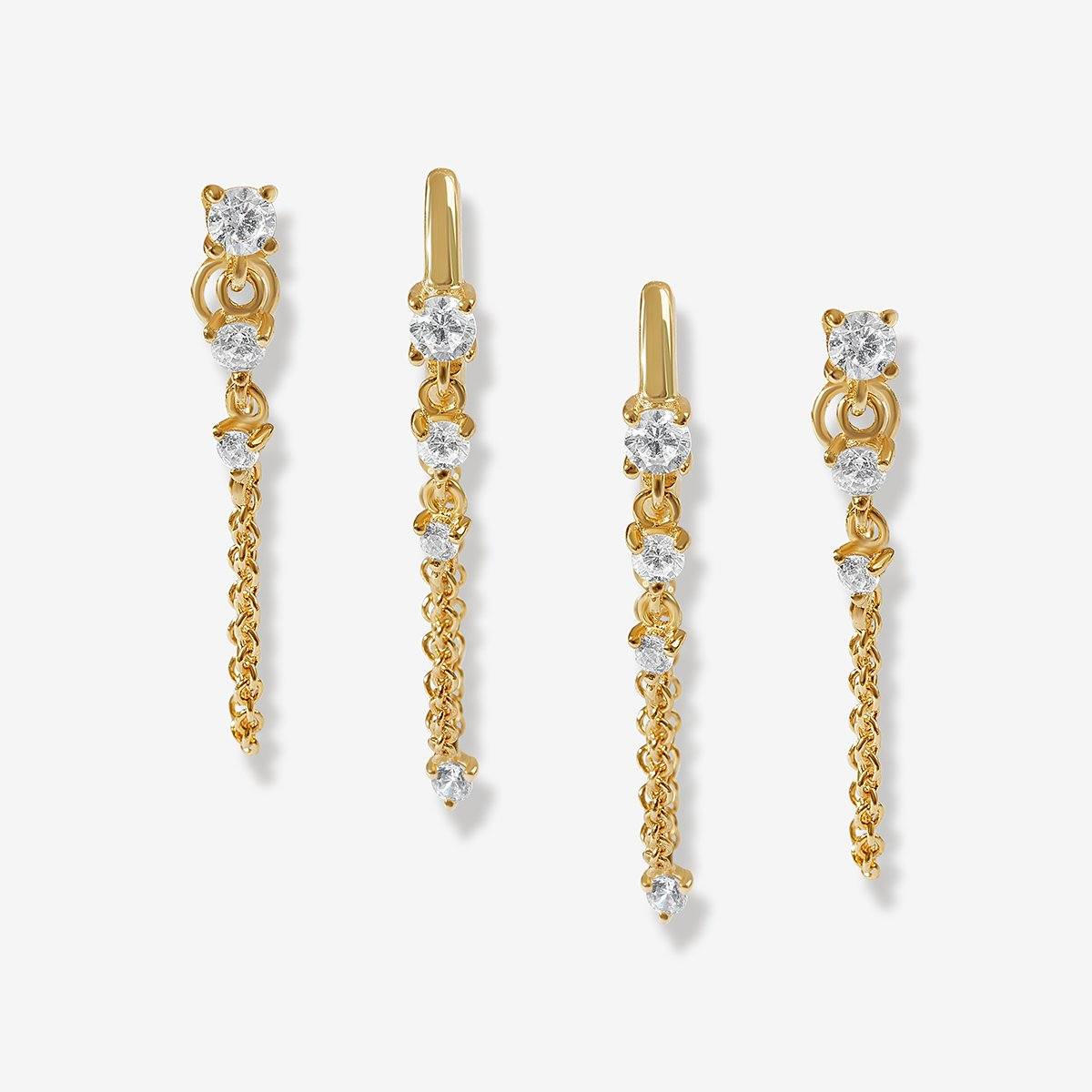 Snake Chain Earrings – Kate Collins Jewelry