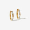 Jennings baguette hoop earrings