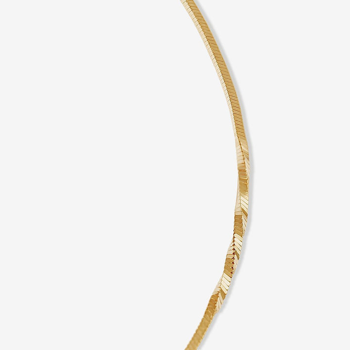 Jeremiah twisted snake chain anklet