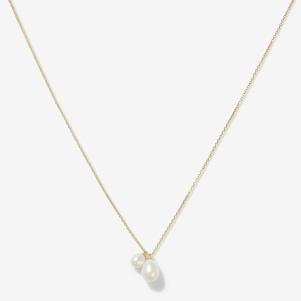 Gold Johnstone Pearl Necklace | Fine Jewelry | Adornmonde