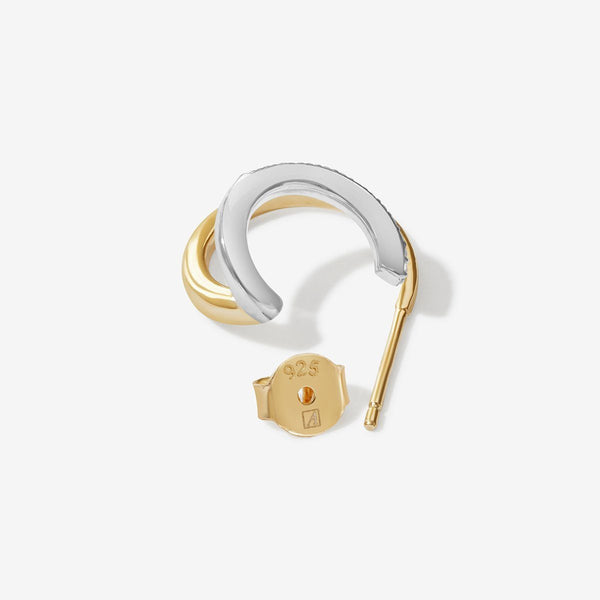 Karena two-tone earrings