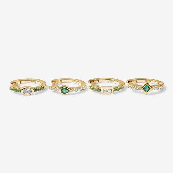 Karon emerald earring set